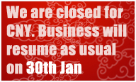 Extended Working Hours on CNY!