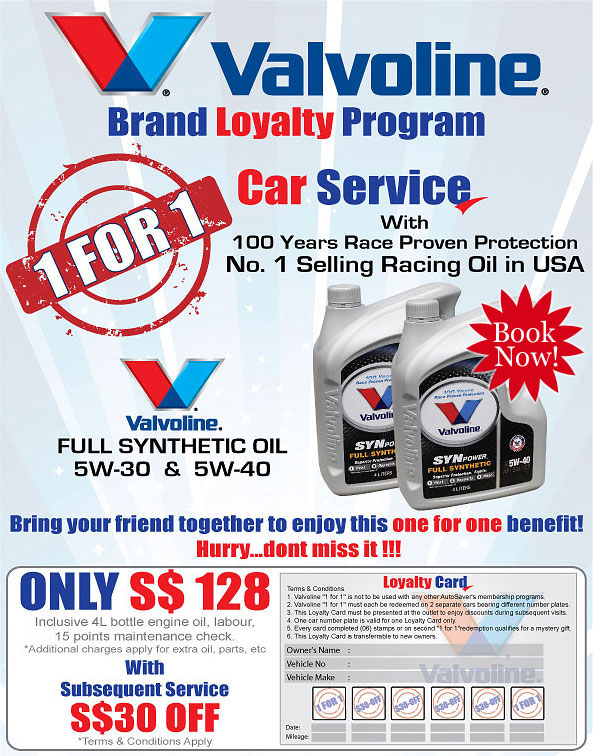 Valvoline Brand Loyalty Program